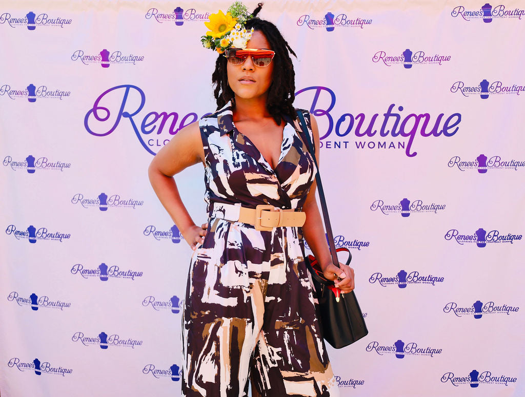 Bria in Artwork Jumpsuit