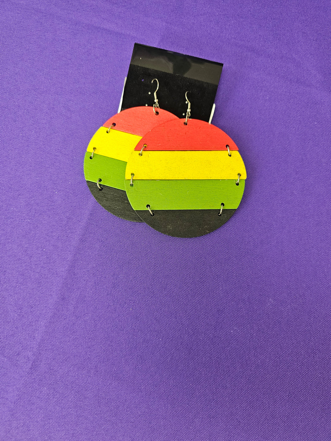 Wooden African Earrings