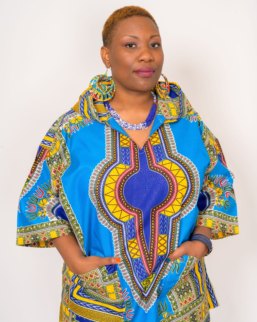 Wooden African Earrings