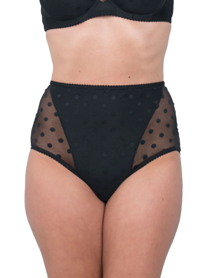 Carmen Polka Dot High-Rise Brief Panty
