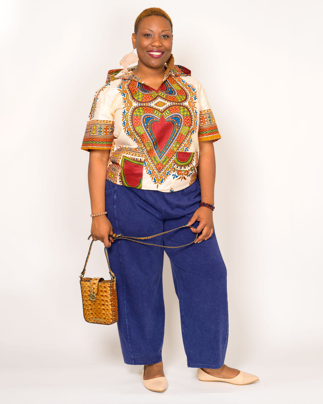 Wooden African Earrings