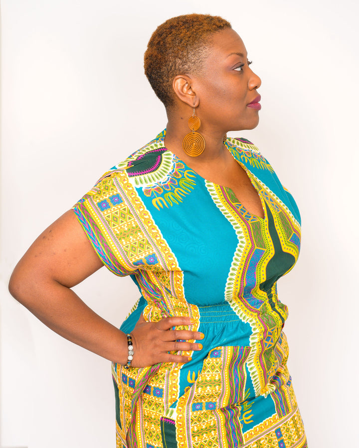 Wooden African Earrings