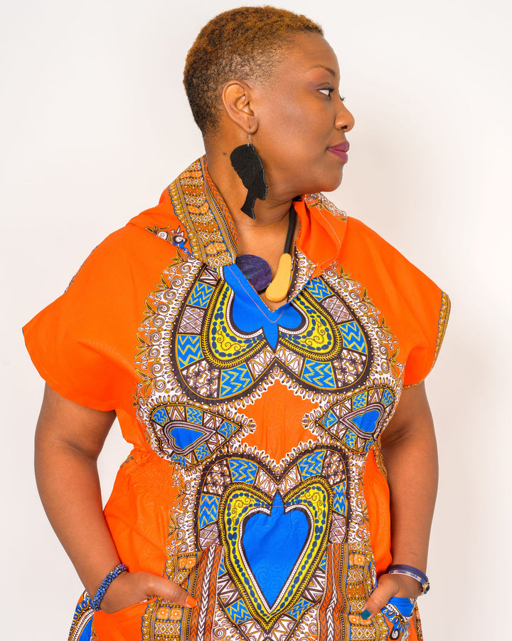 Wooden African Earrings