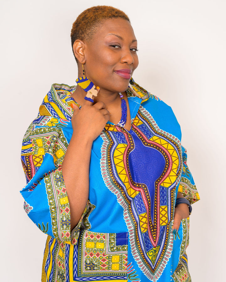 Wooden African Earrings