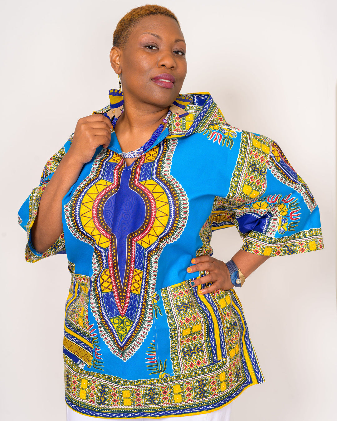 Wooden African Earrings