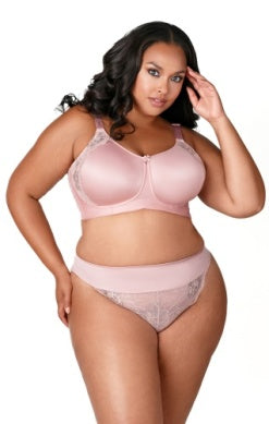 Microfiber Lace Moulded Soft Cup Bra (Elila 1903)