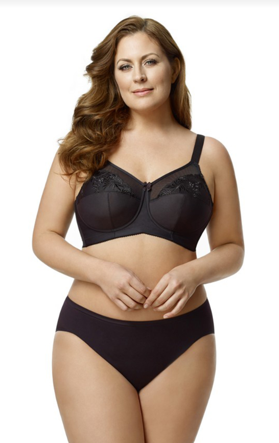 Embroidered Soft Cup Bra (Elila 1301)