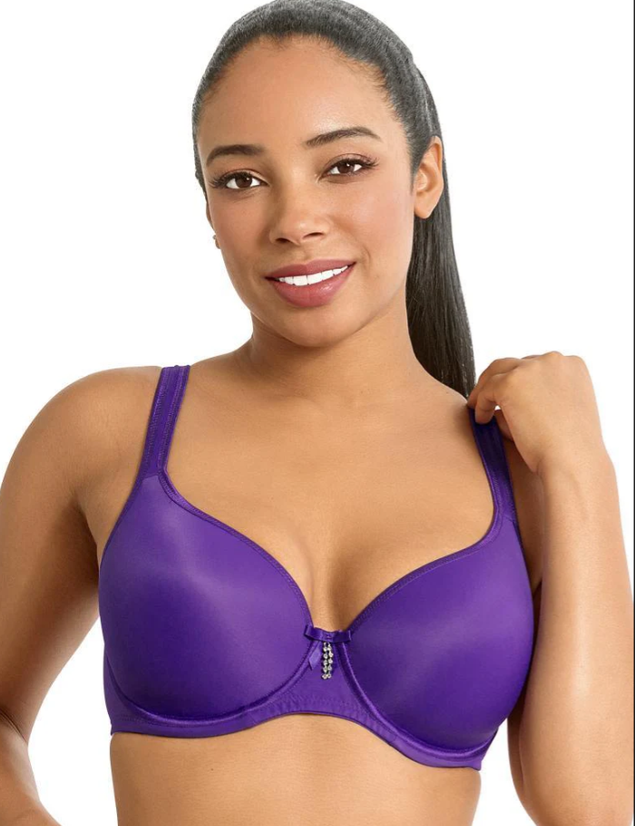 Crystal Soft Cup Padded Bra Violet