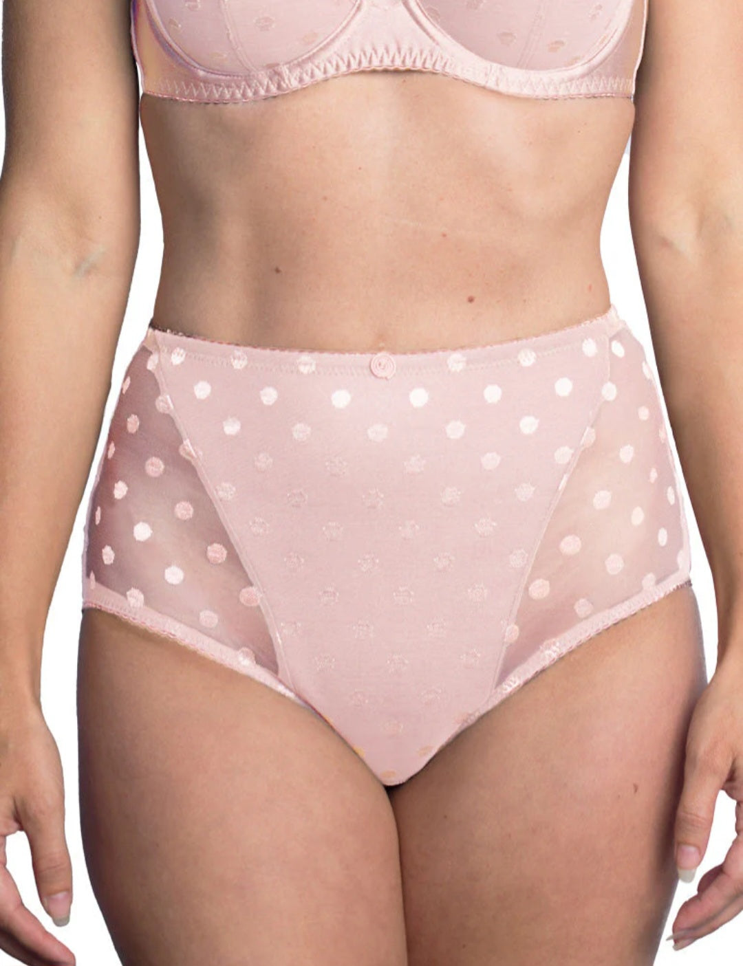 Carmen Polka Dot High-Rise Brief Panty