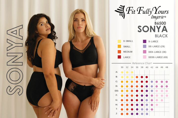 Sonya In Black Wireless Bra
