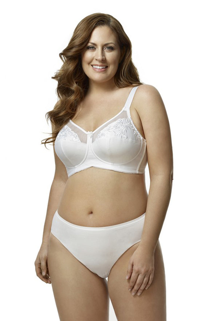 Embroidered Soft Cup Bra (Elila 1301)