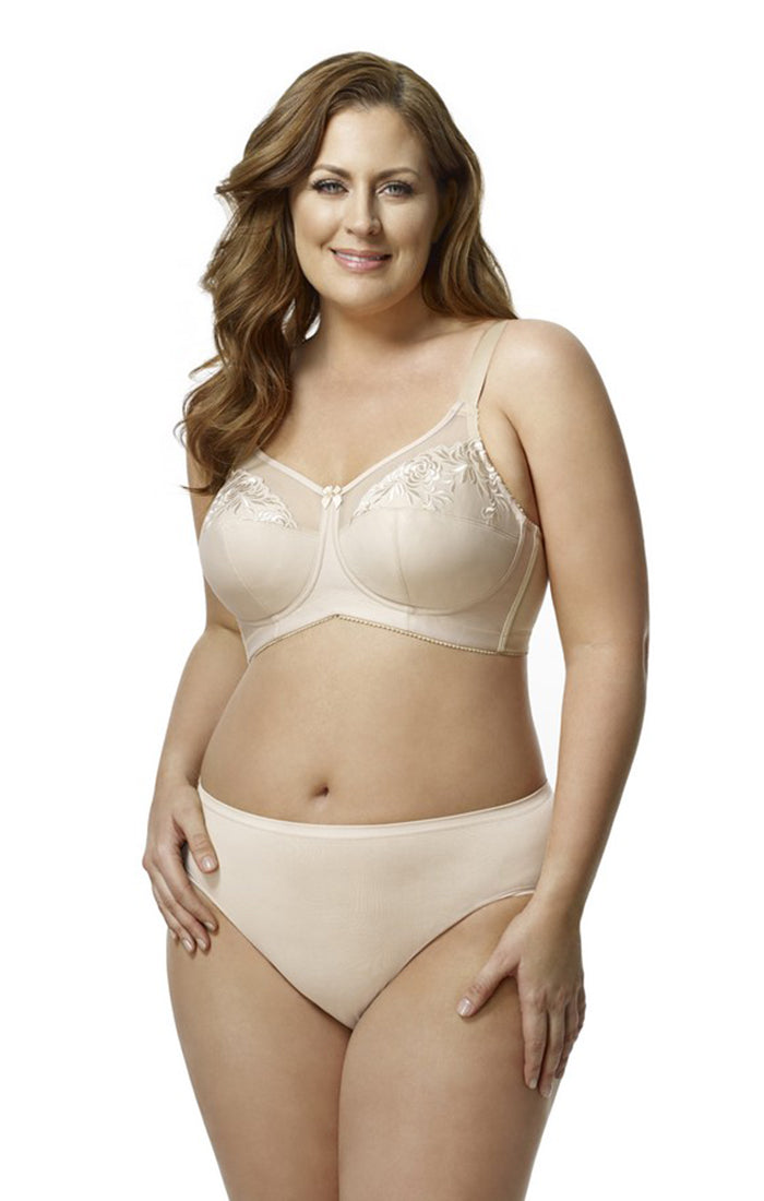 Embroidered Soft Cup Bra (Elila 1301)