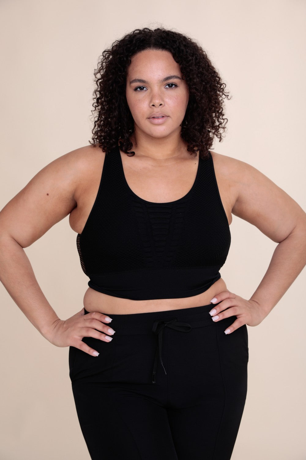 Laser Cut Seamless Sports Bra