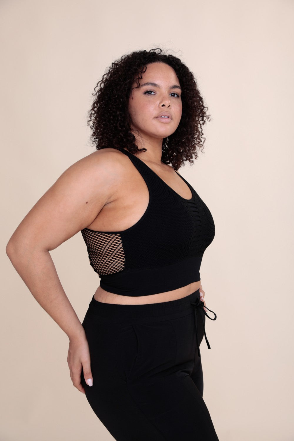 Laser Cut Seamless Sports Bra